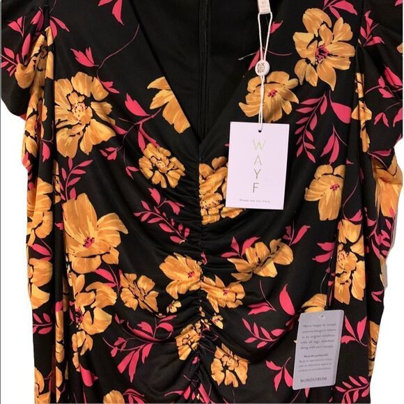 WAYF Ruched Mini Dress - Picture 7 of 10